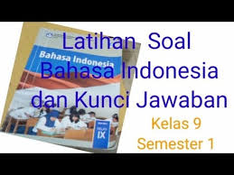 Soal Bahasa Indonesia Kelas 9 Dan Kunci Jawaban Semester Ganjil Teks Cerpen 2 Youtube