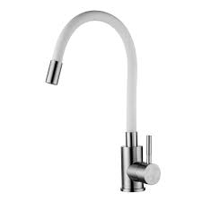 Mitigeur evier telescopique doverscope chrome. Melangeur Evier Cuisine Blanc Avec Flexible Arret Robinet Robinet Mitigeur Ebay