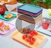 Amazon.com: Sintuff 20 Pcs Plastic Art Trays Colorful Fast ...