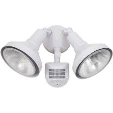 Globe Electric 79125 150 Watt Motion Sensored Outdoor Security Light Fixture White By Globe Outdoor Security Lighting Security Lights Outdoor Security Lights
