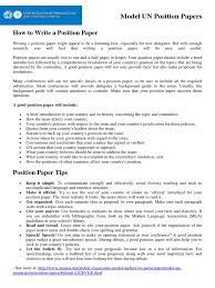 Position papers are essential to successful preparation. How To Write A Position Paper United Nations Security Council International Humanitarian Law