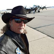 This B-17 G is next to Highway 99 in Tulare, Ca. Fenced display at the  highway entrance to Mefford Field includes a Vietnam memorial, a F4 Phantom  fighter jet, and "Preston's Pride,"