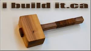 A hammer is usually heavier and made for hitting metal. How To Make A Wooden Mallet Youtube