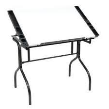 Sew Ready Comet Collection 45 5 In W X 23 5 In D Pb Craft Sewing Table In White With Black Frame 13332 The H In 2020 Craft Table Furniture Design Table Hobby Table