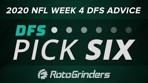 This is a free sample of premium weekly content contained in the 4for4 dfs subscription. Pick 6 Fanduel Nfl Week 4 Dfs Picks And Strategy Rotogrinders Youtube