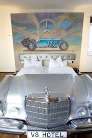 This German Hotel Lets You Sleep In A Mercedes Cars Room Car Furniture Bed Design