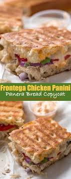 Panera S Frontega Chicken Panini Recipe With Homemade Chiptole Mayo Recipe Panera Bread Panini Recipes Chicken Chicken Panini