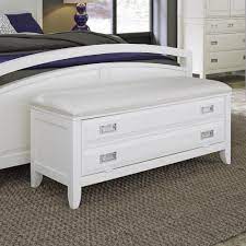 Find bedroom benches at wayfair. Homestyles Newport White Storage Bench 5515 26 The Home Depot Storage Bench Bedroom White Storage Bench Upholstered Storage Bench