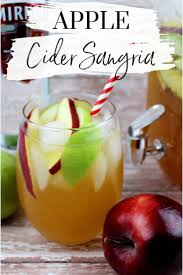 Easy Crisp Apple Cider Sangria Recipe Recipe In 2020 Apple Cider Sangria Apple Cider Sangria Recipe Cider Sangria