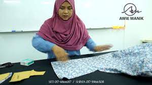 Ukuran nie kira standard utk semua saiz dewasa. Pola Awie Manik Fishtail Dahlia Kain Duyung Kanak Kanak Youtube