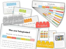 Satzglieder Grundschule Die Besten Materialien Fur Den Deutschunterricht Satzglieder Zeugnis Grundschule Grundschule