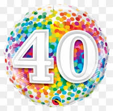 Ballon Anniversaire 40 Ans Clipart 73149 Pinclipart