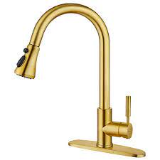 Please feel free to call, email, or message us on social if there is anything else you need. Soka Gold Kitchen Faucet Pull Out Kitchen Faucets Gold Single Handle Kitchen Sink Faucet With Pull Down Sprayer 3 Hole Kitchenfaucets Com