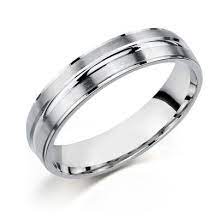 14k White Gold Gent S Band By Camelot Rings For Men Jewelry Wedding Rings