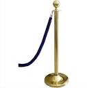 queue stand with rope golden-Stanchions / Q Stands