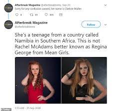 D'george is the son of proud mother and greater turner chapel family member, mrs. Namibian Beauty Queen Is Dubbed The Real Life Regina George Express Digest