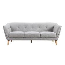 Amazing mid century modern teal sofa, so fab. Mid Century Modern Light Gray Sofa Avery Light Gray Sofas Modern Grey Sofa Sofa