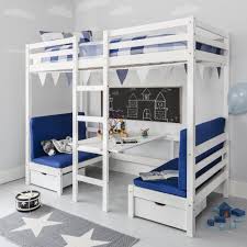 But you can also have fun with a bunk bed, turning it into a secret cabin or hut with draped fabrics and comfy pillows. Max Bunk Bed With Table And Sleep Centre Noa And Nani