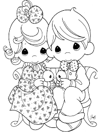 Whether you have a big kid, you considered yourself to be an older kid, or your child is in preschool, you will all enjoy each printable dinosaurs coloring page for hours on end. Little Girl And Little Boy Coloring Page Free Printable Coloring Pages For Kids
