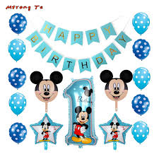 ··· mickey minnie mouse theme print foil helium ballon baby shower birthday christmas party decoration child kids balloon material:foil ballon quantity 978 minnie mouse baby shower products are offered for sale by suppliers on alibaba.com, of which balloons accounts for 11%, event & party. 16pcs Lot Mickey Minnie Mouse Foil Helium Balloons 1st Happy Birthday Banner Party Baby Shower Decoration Supplies Kid S Golobs In Ballons Accessories From Home Garden On Aliexpress