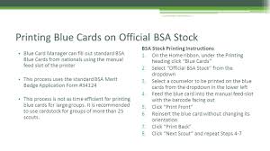 Looking for cub scout branded water bottles and sleeping bags? Introduction To Blue Card Manager Ppt Download