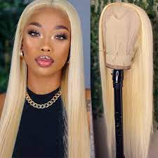 Amazon.com : QD-Tizer Blonde Hair Lace Front Wig Long Straight Blonde Wig  Natural Hair Heat Resistant Fiber Hair Synthetic Lace Front Wigs for  Fashion Women 24 inch : Beauty & Personal Care
