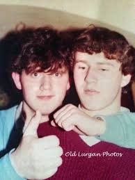 Great mates Declan Drainey & Tony Knox circa 1983. Thanks to Declan's  sister Isabel for sharing this photo with us.