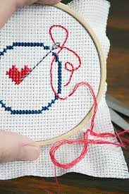 Indicate where special stitches may be required. What You Need To Create Cross Stitch Curves Storypiece Cross Stitch Simple Cross Stitch Embroidery Stitches Tutorial