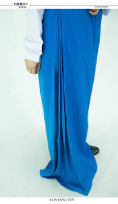 We also custom made any color uniform as requested by customer. Cy 0409 School Uniform Light Blue Skirt Kain Sekolah Light Blue Biru Muda Susun Tepi Kain Sekolah Menengah