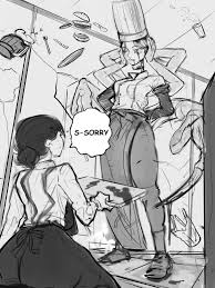 Quick sketch I made today, maybe it will become an illustration :  rChainsawMan