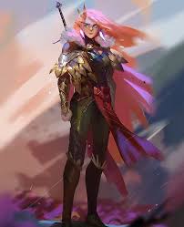 The Art Of Kaka Elf Warrior Character Design Female Elf