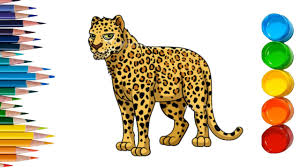 Select from 35919 printable coloring pages of cartoons, animals, nature, bible and many more. Leopard Coloring Pages How To Color Wild Animals Leopard Drawing Youtube