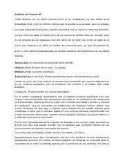 Anlisis figuras literarias mara carolina amaya garca 11 a puedo escribir los versos ms tristes esta noche. An U00e1lisis Del Poema 20 Docx Anlisis Del Poema 20 Pablo Neruda En Su Ltimo Poema Como Lo He Catalogado Ya Que Habla De La Despedida Final Y De Los Course Hero
