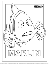Home » animation » coloring pages of characters from animated films by disney and pixar » finding nemo. Finding Nemo Color Page Coloring Library