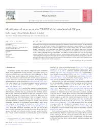 Overall, camel meat consumption continues to indicate strong growth. Pdf Identification Of Meat Species By Pcr Rflp Of The Mitochondrial Coi Gene Bassam Al Safadi Academia Edu