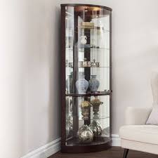 Mayfield Lighted Corner Curio Cabinet Corner Curio Curio Cabinet Decor Corner Furniture