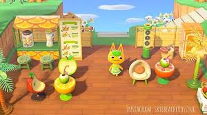 Animal Crossing Inspiration On Instagram Tangy S Smoothie Bar Acnhidea By Skyebeachcrossing Pa New Animal Crossing Animal Crossing Fruit Stall