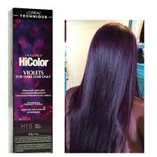 Hicolor #trueviolet #purplehair loreal technique hicolor true violet for dark hair only i am not a professional hair stylist. Do Or Dye Loreal Hicolor Hilights Permanent Hair Dye No Facebook