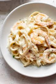 We especially love this version because the shrimp adds lots of extra flavor and some lean protein one of the secrets to making an extra creamy alfredo sauce is the addition of an egg yolk. Easy Shrimp Alfredo Salt Lavender