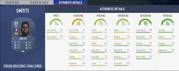 Обзор fifa 19 sbc umtiti. Sbc Umtiti Ig Stats Fifa