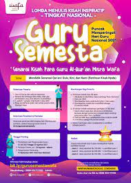 Update jadwal lomba guru sumber: Lomba Menulis Kisah Inspiratif Tingkat Nasional Wafa