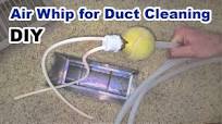 DIY Air Whip for Duct Cleaning - How to Make an HVAC Air Vent Cleaning Tool  - Dual Whip Hoses
