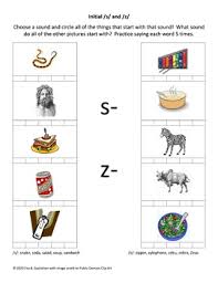 Maybe you would like to learn more about one of these? Teletherapy Or Print Initial S And Z Worksheet Tpt