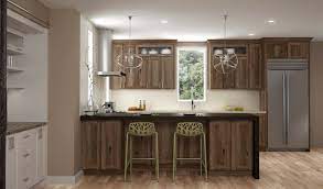 Gray stained kitchen cabinets option for the pass through into. Kitchen Stories A Modern Twist On Hickory Dura Supreme Cabinetry