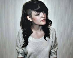 Side Shaved Hairstyles Tumblr Womens Hairstyles Half Shaved Hair Short Hair Styles For Round Faces
