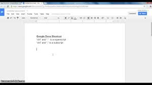 Google docs gives you the ability to type some text as superscript if you need it for your document. Subscripts And Superscripts In Google Docs Youtube