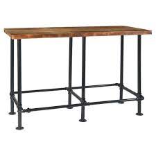 Rustic bar height table bases. Industrial Series Pinewood Bar Height Table