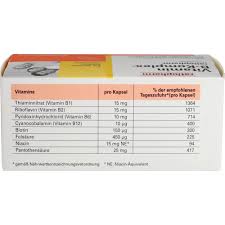 Inhaltsstoffe der vitamin b komplex ratiopharm kapseln (packungsgröße: Vitamin B Komplex Ratiopharm Von Ratiopharm Gmbh Edelweiss Apotheke Schwarzenberg