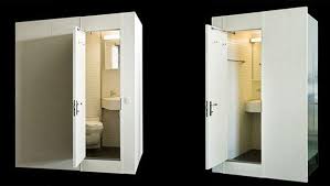 Dotato di boccole e golfari per ogni eventuale movimentazione. Bagni Prefabbricati Per La Casa