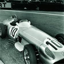 This car was sold the next day for. Frenchcurious Juan Manuel Fangio Mercedes Benz W196 Vainqueur Formula 1 Old Sports Cars Indy Cars Und F1 Drivers